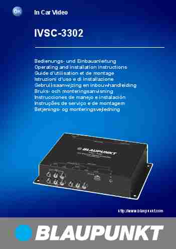 Blaupunkt Car Video System IVSC-3302-page_pdf